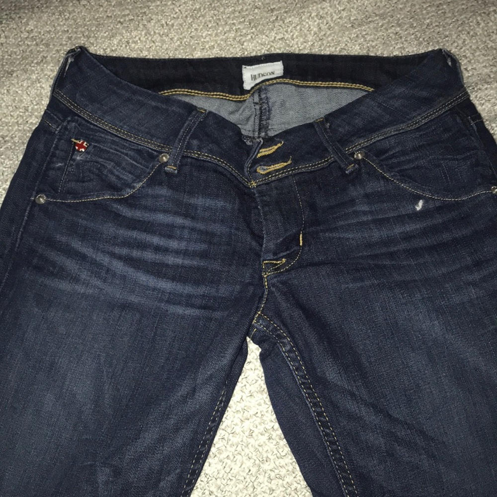 Dark Hudson jeans